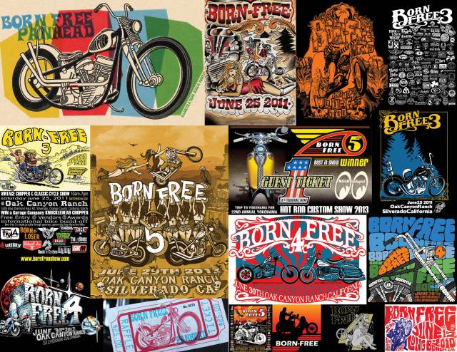 Past Born Free Show Posters